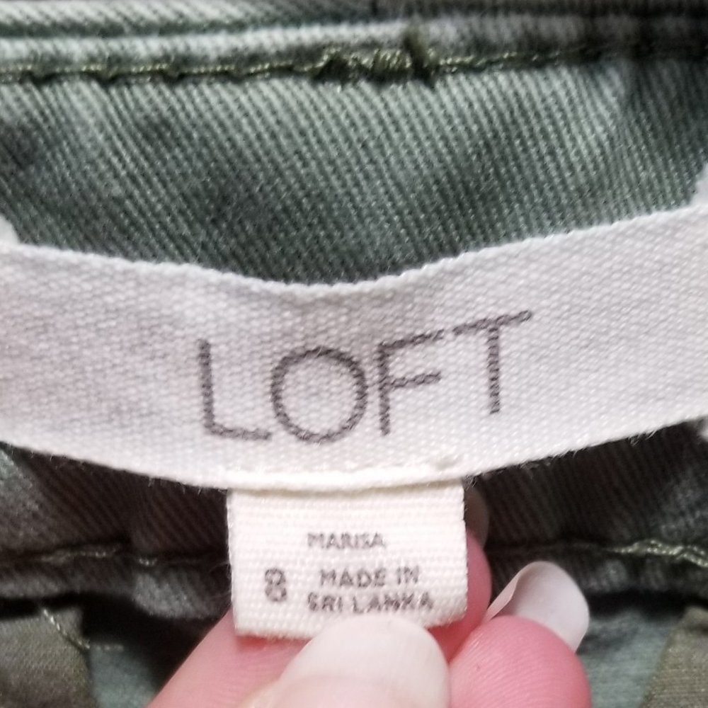 LOFT Light Green Marisa Pants - Size 8